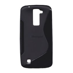   Protectie din silicon pentru telefon (S-line) NEGRU LG K8 (K350n)