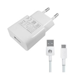   HUAWEI HW-050100E01W încărcător de rețea priză USB (5W + cablu microUSB) ALB
