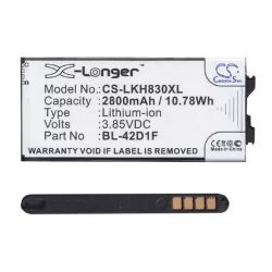   Baterie CAMERON SINO Li-Ion (3,85V/2800mAh, compatibil cu LG BL-42D1F) NEGRU LG G5 (H850)