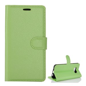 Husă în picioare, efect piele (FLIP, deschidere laterală, funcție de suport pentru birou, premium) VERDE DESCHIS Samsung Galaxy S8 Plus (SM-G955)