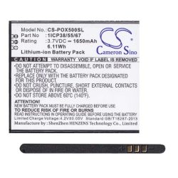   Baterie CAMERON SINO Li-Ion (3,7V/1650mAh, compatibil NAVON G55133) NEGRU Navon Mizu D500, Navon Mizu M500, Navon Mizu D501