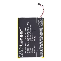   Baterie CAMERON SINO Li-Polymer (3.8V/2300mAh, compatibilă cu Motorola FC40) NEGRU Motorola Moto G3 (XT1540)