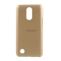   HUSĂ! - Protector telefon din plastic (cauciucat) GOLD LG K10 (2017) M250n