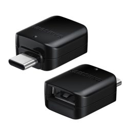   Adaptor SAMSUNG (mufă USB - Type-C, OTG, transfer de date) NEGRU