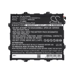   Baterie CAMERON SINO Li-Polymer (3,8V/4600mAh, compatibil Alcatel CAC4600007C2) NEGRU Alcatel One Touch POP 10 (OT-P360x), Vodafone Tab Prime 6 (VF1497)