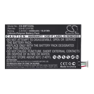 Baterie CAMERON SINO Li-Polymer (3,8V/3350mAh, compatibil cu Samsung EB-BT330FBE) NEGRU Samsung Galaxy Tab4 8.0 LTE (SM-T335), Samsung Galaxy Tab4 8.0 WIFI (SM-T330)