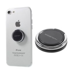   Inel suport MERCURY RING (metal, adeziv, suport telefon, suport, 360°) NEGRU/ARGINTIU HTC Touch Cruise, HTC Touch Diamond (P3700), LG KC910 Renoir