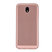   Protectie din plastic pentru telefon (cauciucat, model perforat) ROSE GOLD Samsung Galaxy J5 (2017) SM-J530 EU