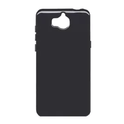   HUSĂ! - Husă siliconică pentru telefon (mată) negru Huawei Y6 (2017), Huawei Y5 (2017)