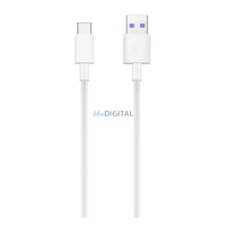   HUAWEI AP71 cablu de date (USB - Tip-C, 5A, încărcător rapid, 100cm) ALB