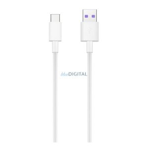 HUAWEI AP71 cablu de date (USB - Tip-C, 5A, încărcător rapid, 100cm) ALB