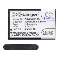   CAMERON SINO Baterie Li-Ion (3.7V / 1200mAh, compatibilă cu Avus MMDR12) negru pentru Mizu BT60, Evolveo EP-500 Easy Phone