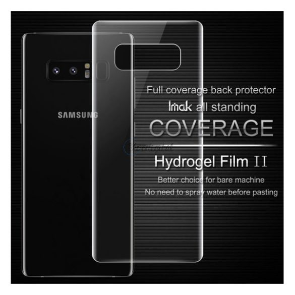 Film de protecție IMAK (doar spate, ecran complet, parte curbată, auto-vindecare, 0,15 mm subțire) transparent Samsung Galaxy Note 8 (SM-N950F)