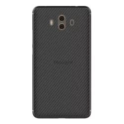   HUSĂ! - Protector de telefon din plastic NILLKIN FIBRA SINTETICA (prietenos cu mediul, model carbon) NEGRU Huawei Mate 10