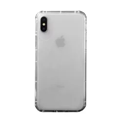   HUSĂ! - Protector de telefon din silicon (rezistent mediu la impact, cadru cu perne de aer) TRANSPARENT Apple iPhone X 5.8, Apple iPhone XS 5.8
