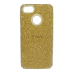  HUSĂ! - Protectie de telefon din silicon (interior din plastic, spate lucios) GOLD Huawei P9 Lite Mini