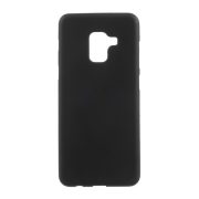   Husă siliconică pentru telefon (mată) NEGRU Samsung Galaxy A8 Plus (2018) SM-A730F
