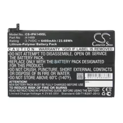   Baterie CAMERON SINO Li-Polymer (3,7V/6400mAh, compatibil cu Apple A1489) NEGRU Apple IPAD mini 2, Apple IPAD mini 3