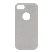   Protectie din silicon pentru telefon (interior din plastic, spate lucios, decupaj logo) SILVER Apple iPhone 7 4.7, Apple iPhone 8 4.7