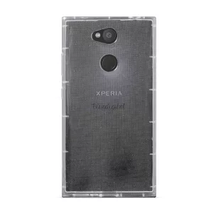 HUSĂ! - Protectie din silicon pentru telefon (rezistenta la impact mediu, cadru cu perna de aer) TRANSPARENT Sony Xperia L2 (H4311)