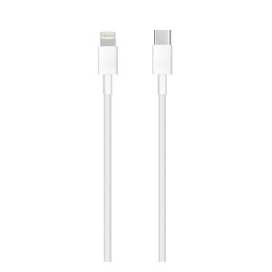 Cablu de date (Tip-C - Lightning, 100 cm, încărcător rapid PD, compatibil MK0X2ZM/A) ALB