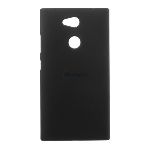 Protector de telefon din plastic (cauciucat) NEGRU Sony Xperia L2 (H4311)