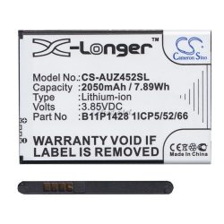   Baterie CAMERON SINO Li-Ion (3,85V/2050mAh, compatibil cu Asus 0B200-01910000) NEGRU Asus Zenfone Go (ZB452KG)