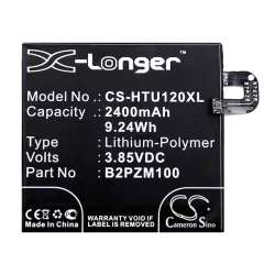   Baterie CAMERON SINO Li-Polymer (3,85V/2400mAh, compatibilă cu HTC 35H00270-00M) NEGRU HTC U Play