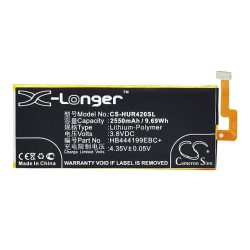   Baterie CAMERON SINO Li-Polymer (3.8V/2550mAh, compatibil cu Huawei HB444199EBC+) NEGRU Honor 4C