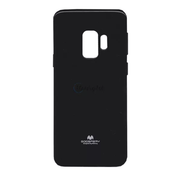 HUSĂ! - Protector de telefon din silicon MERCURY Goospery (pulbere de mica) NEGRU Samsung Galaxy S9 (SM-G960)