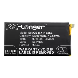   Baterie CAMERON SINO Li-Polymer (3,8V/3300mAh, compatibilă cu Motorola GL40) NEGRU Lenovo Moto Z Play (XT1635)