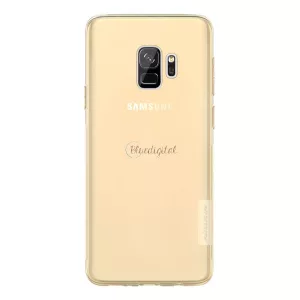 HUSĂ! - Protector de telefon din silicon NILLKIN NATURE (0,6 mm, ultrasubțire) MARO AURIU Samsung Galaxy S9 (SM-G960)