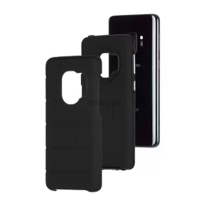 HUSĂ! - Protector de telefon din plastic CASE-MATE TOUGH MAG (ultra-subțire, interior din silicon, rezistență medie la impact) NEGRU Samsung Galaxy S9 (SM-G960)