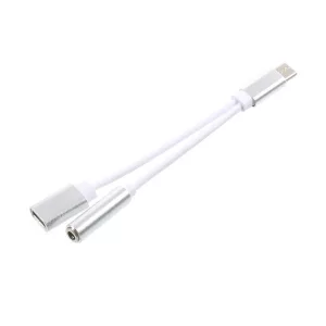 Adaptor audio și cablu de încărcare (hub, Type-C + mufă jack 3,5 mm - Type-C) EZÜST
