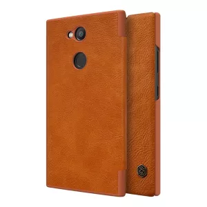 HUSĂ! - Husă NILLKIN QIN în picioare, efect piele (FLIP, deschidere laterală, suport card bancar) MARO Sony Xperia L2 (H4311)