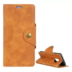   HUSĂ! - Husă stativă, efect piele (FLIP, deschidere laterală, suport desktop, model efect piele, premium) BARNA Samsung Galaxy S9 (SM-G960)