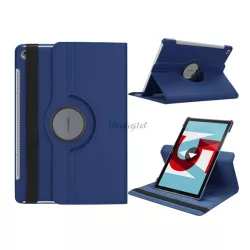   Carcasa in picioare, efect piele (FLIP, suport desktop, 360°) ALBASTRU INCHIS Huawei MediaPad M5 10.8 LTE, Huawei MediaPad M5 10.8 WIFI