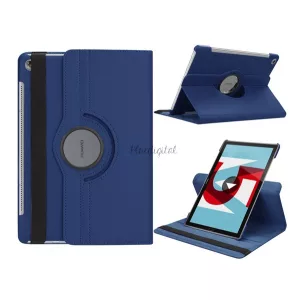 Carcasa in picioare, efect piele (FLIP, suport desktop, 360°) ALBASTRU INCHIS Huawei MediaPad M5 10.8 LTE, Huawei MediaPad M5 10.8 WIFI