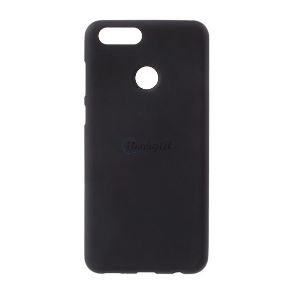 Protector de telefon din silicon (mat) NEGRU Honor 7X (2017)