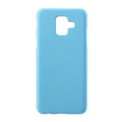   HUSĂ! - Protecție din plastic pentru telefon (cauciucată) LIGHT albastruSamsung Galaxy A6 (2018) SM-A600F