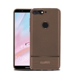   HUSĂ! - Protector de telefon din silicon (rezistenta la impact mediu, efect piele, periat) MARO Huawei Y7 Prime 2018 (Y7 2018)