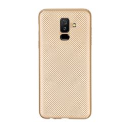   Husă silicon pentru telefon (model de carbon) AUR Samsung Galaxy A6+ (2018) SM-A605F