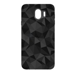   HUSĂ! - Protectie din silicon pentru telefon (3D, model diamant) NEGRU Samsung Galaxy J4 (2018) SM-J400F