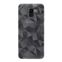   HUSĂ! - Husă silicon pentru telefon (3D, model diamant) pentru Samsung Galaxy J6 (2018) SM-J600F