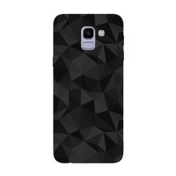   HUSĂ! - Husă de telefon din silicon (3D, model diamant) negru Samsung Galaxy J6 (2018) SM-J600F