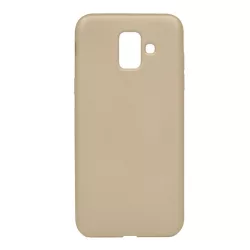   HUSĂ! - Protector de telefon din silicon (mat) GOLD Samsung Galaxy A6 (2018) SM-A600F