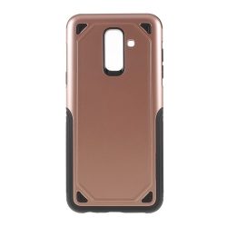   Protecție din plastic pentru telefon Defender (rezistență medie la impact, interior din silicon, ultra-subțire) GOLDEN Samsung Galaxy A6+ (2018) SM-A605F
