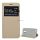 Carcasa in picioare, efect piele (FLIP, deschidere laterala, functie suport de masa, fereastra de vizualizare) GOLD LG K9 K350 (K8 2018) Carcasa in picioare, efect piele (FLIP, deschidere laterala, functie suport de masa, fereastra de vizualizare) GOLD LG K9 K350 (K8 2018)