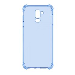   Protectie din silicon pentru telefon (rezistenta medie la impact, colt cu perna de aer) ALBASTRU Samsung Galaxy A6+ (2018) SM-A605F