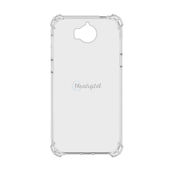 Protectie din silicon pentru telefon (rezistenta la impact mediu, colt cu perna de aer) TRANSPARENT Huawei Y5 (2017)